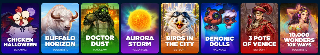 Wat je bij SlotsHammer kunt spelen